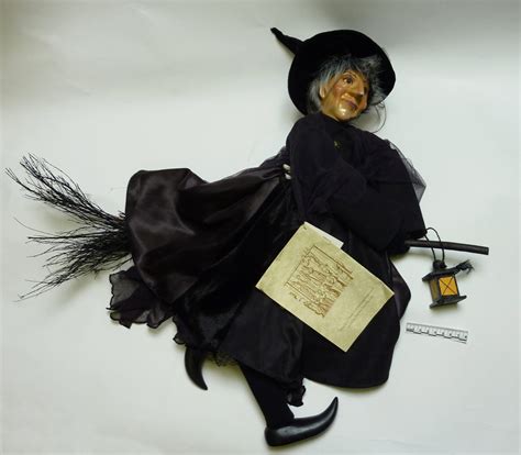 Stripped witch figure